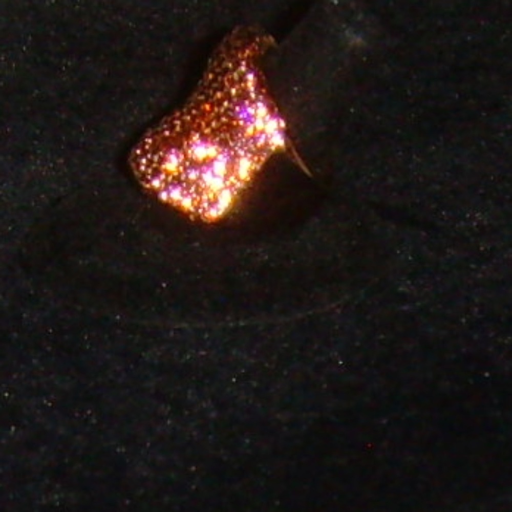 Joan Boyce Rose-Gold Tone and Dk Topaz Colored R/S Concave Style Ring - Size 7 - Picture 3 of 15